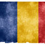 Romania Grunge Flag