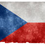 Czech Republic Grunge Flag