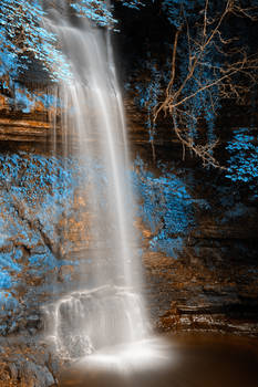 Blue Glencar Falls