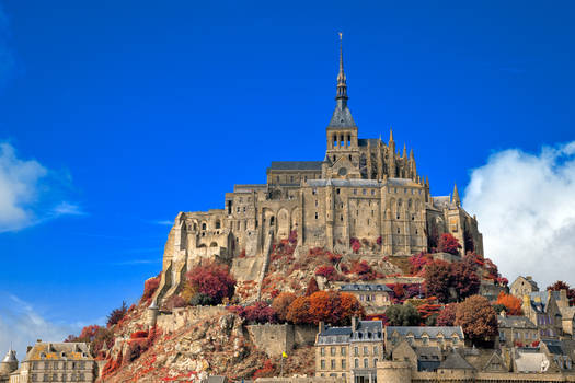 Autumn Shades of Mont Saint-Michel