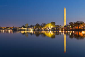 Washington Dawn Monument by boldfrontiers