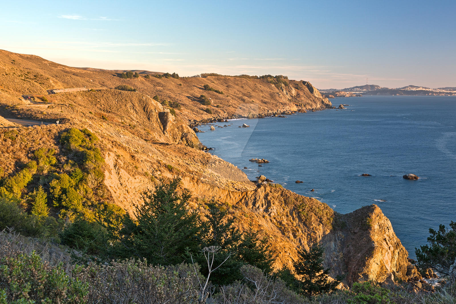 Point Reyes Sunset Coast - Exclusive HDR Stock