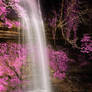 Pink Glencar Falls