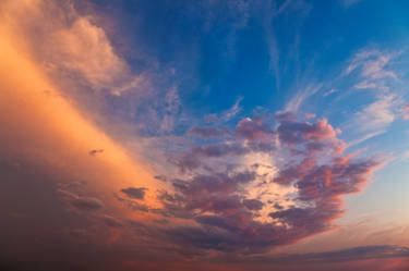 Vibrant Sunset Clouds II