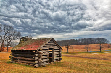 Valley Forge Cabin Cloudscape