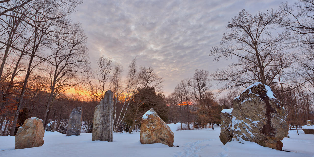 Winter Dawn Megaliths by boldfrontiers