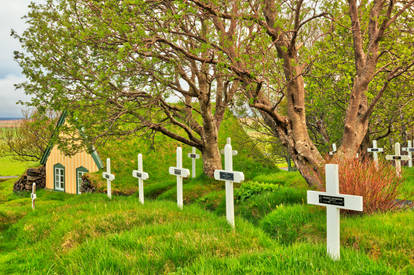 Hof Turf Church and Cemetery