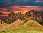 Iceland Sunset Motion Fantasy by boldfrontiers
