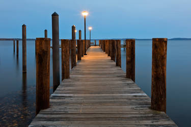 Blue Hour Pier - Havre de Grace