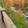 Autumn Bridge Overlook - Bald River