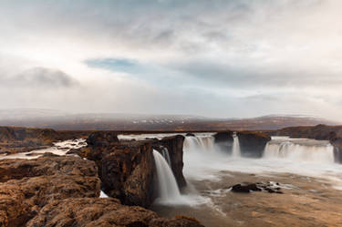 Cloudy Godafoss