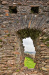 Dolwyddelan Castle Scream by boldfrontiers