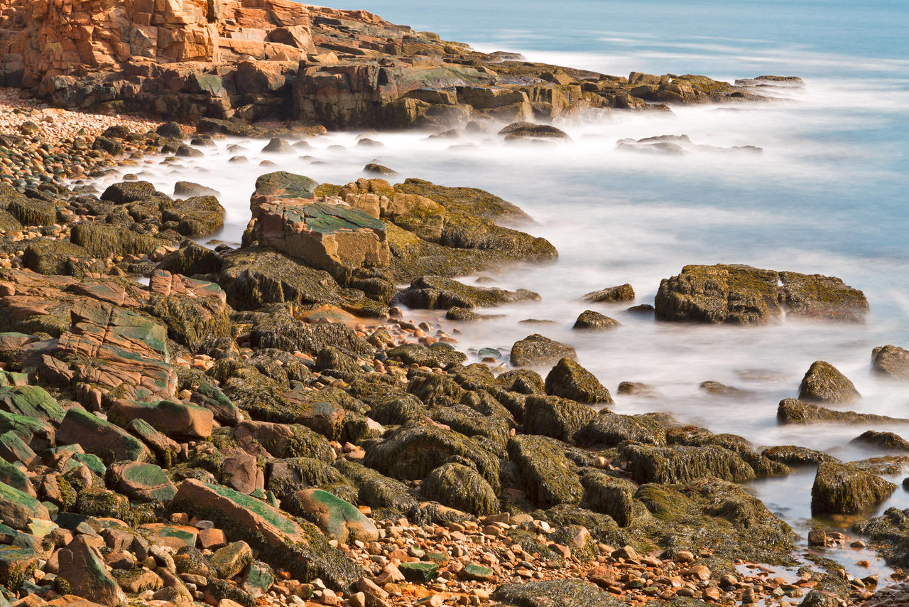 Rugged Thunder Hole Coast by boldfrontiers