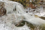 Winter Wonderland Waterfall by boldfrontiers