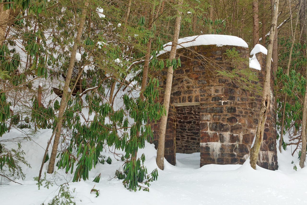 Winter Lehigh Ruins by boldfrontiers