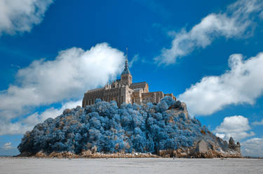 Mont Saint-Michel - Blue Fantasy