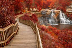 Winding Blackwater Falls - Autumn Fantasy