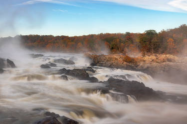 Autumn Ghost Mist of Great Falls