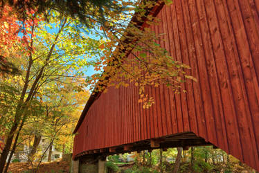 Autumn Stillwater Covered Bridge (freebie)