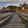 Chincoteague Sunrise Boardwalk