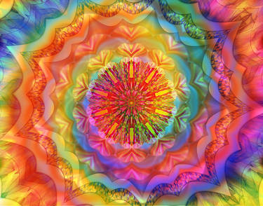 Colored spiral.