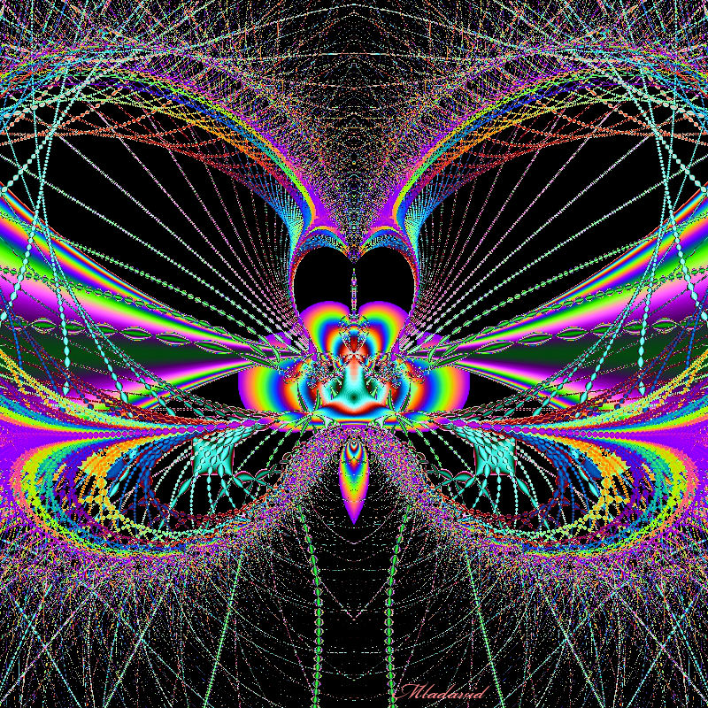 Cosmic butterfly