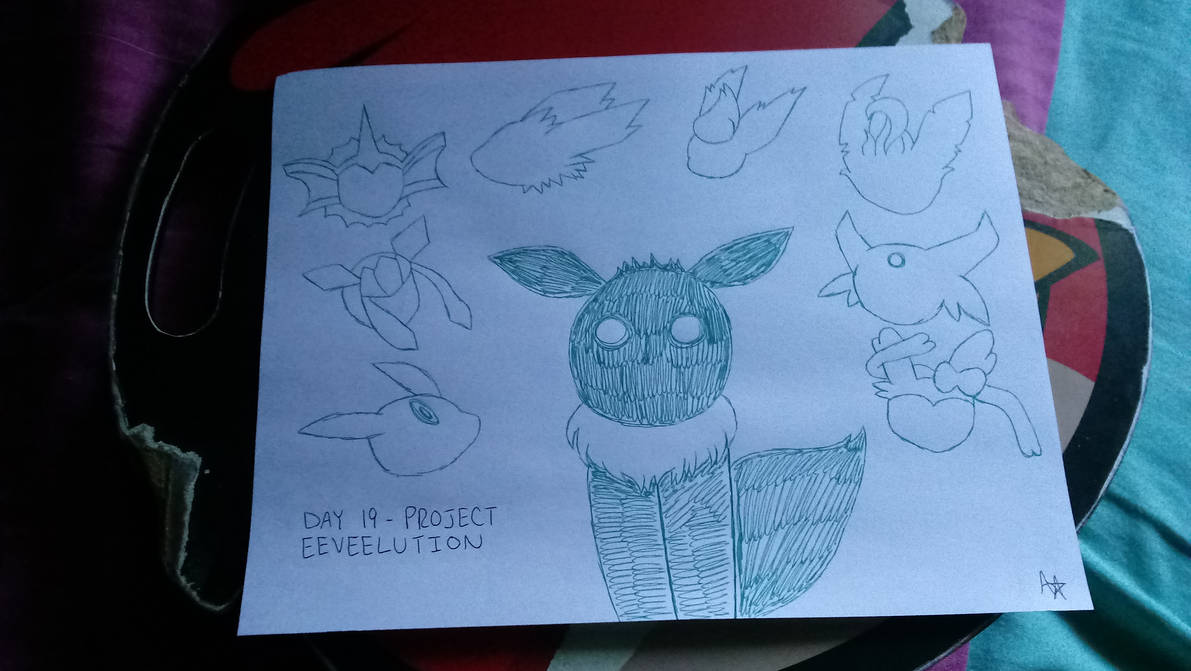 Project Evolution Deviantart Day 19 - Project Eeveelution by Aniahmator on DeviantArt