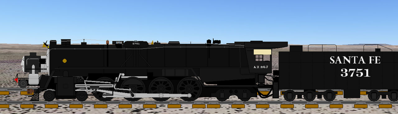 ATSF 3751 Hace Enojar a 5820