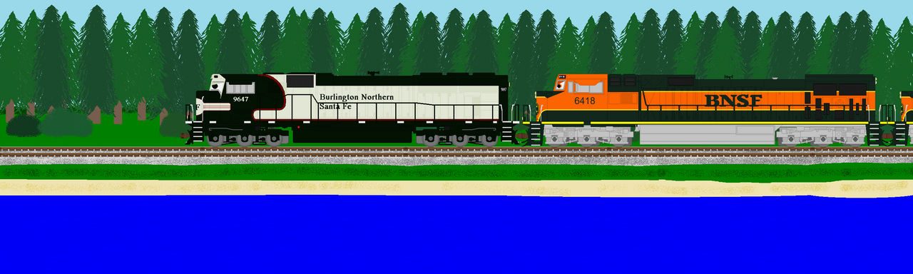 Deviantart Bnsf Train El Viaje de Los BNSF by TTAFArtFan on DeviantArt
