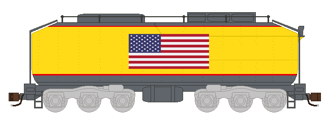 Sprite de Tender Auxiliar de Union Pacific Moderno