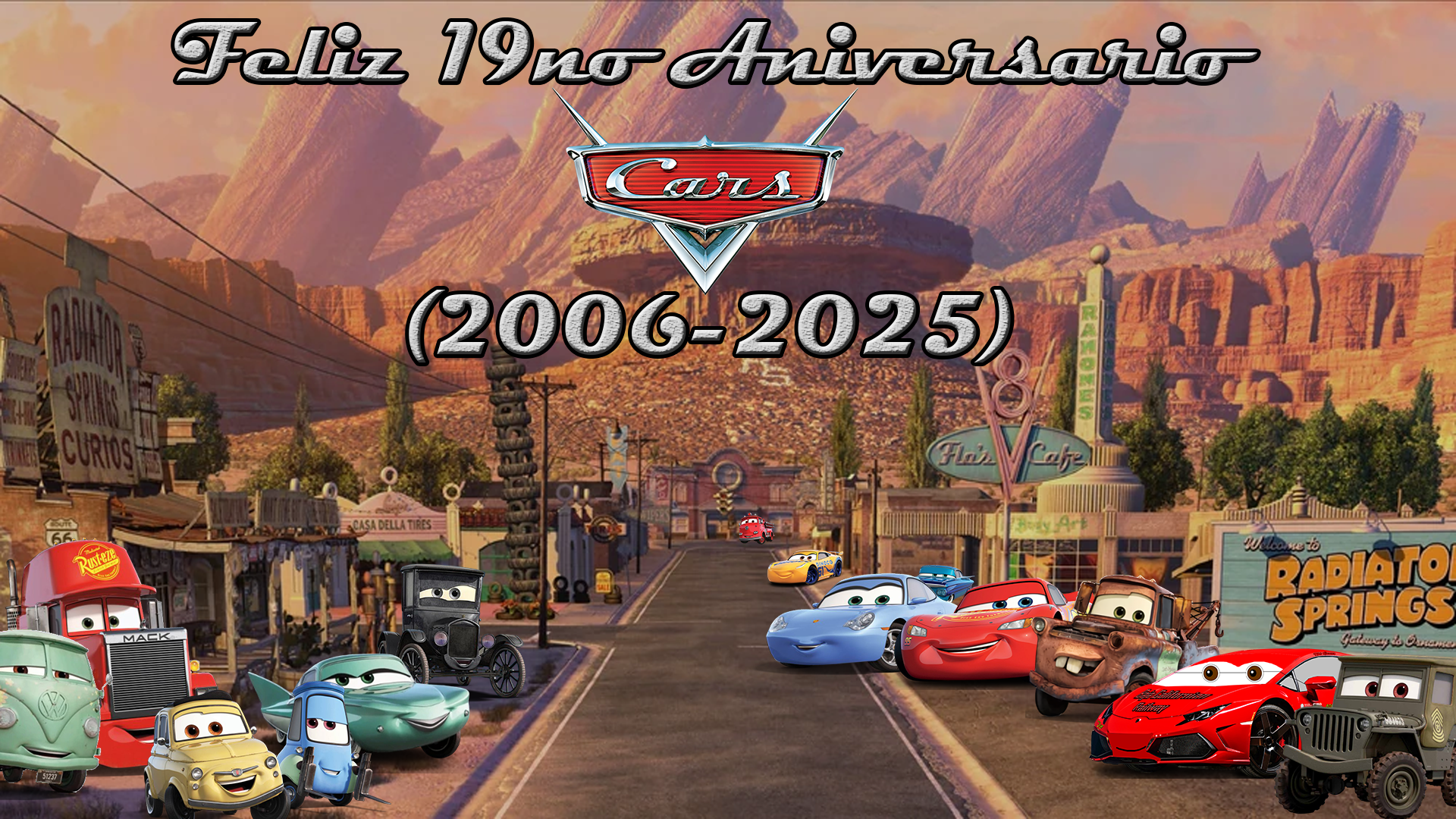 Happy 19th Anniversary Cars (2006-2025)