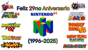 Happy 29th Anniversary Nintendo 64
