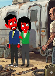 Sonny and Alice Threatened By Trevor Philips