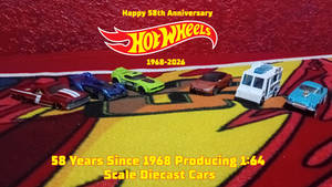 Happy 58th Anniversary Hot Wheels (1968-2026)
