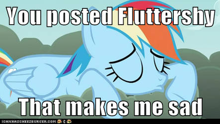 Rainbow Dash is Sad