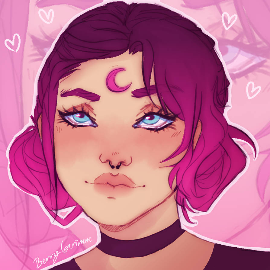 Pink Portrait Raspberry .::Pink Portrait::. by BerryGrimmArt on DeviantArt