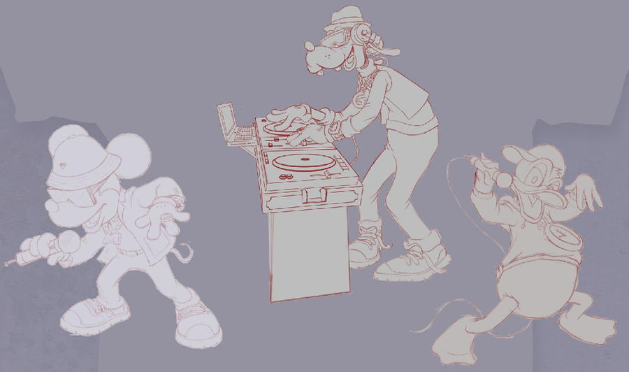 Goofy Rapping Mickey Donald Goofy rappin 1 by LazaroRuiz on DeviantArt