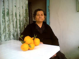 The Lady with tangerines