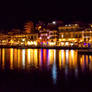 Colorful waterfront