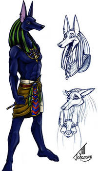 Anubis Character Design