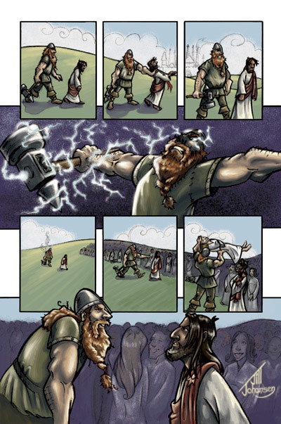 Heathen Sent pg. 17 in colour