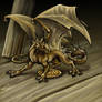 Tavern Dragon in colour...