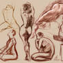 Figure Drawing Collage