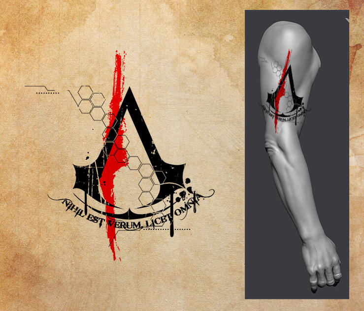 Assassin's Creed 3 Assassins creed tattoo, Tattoos, Nerd tattoo