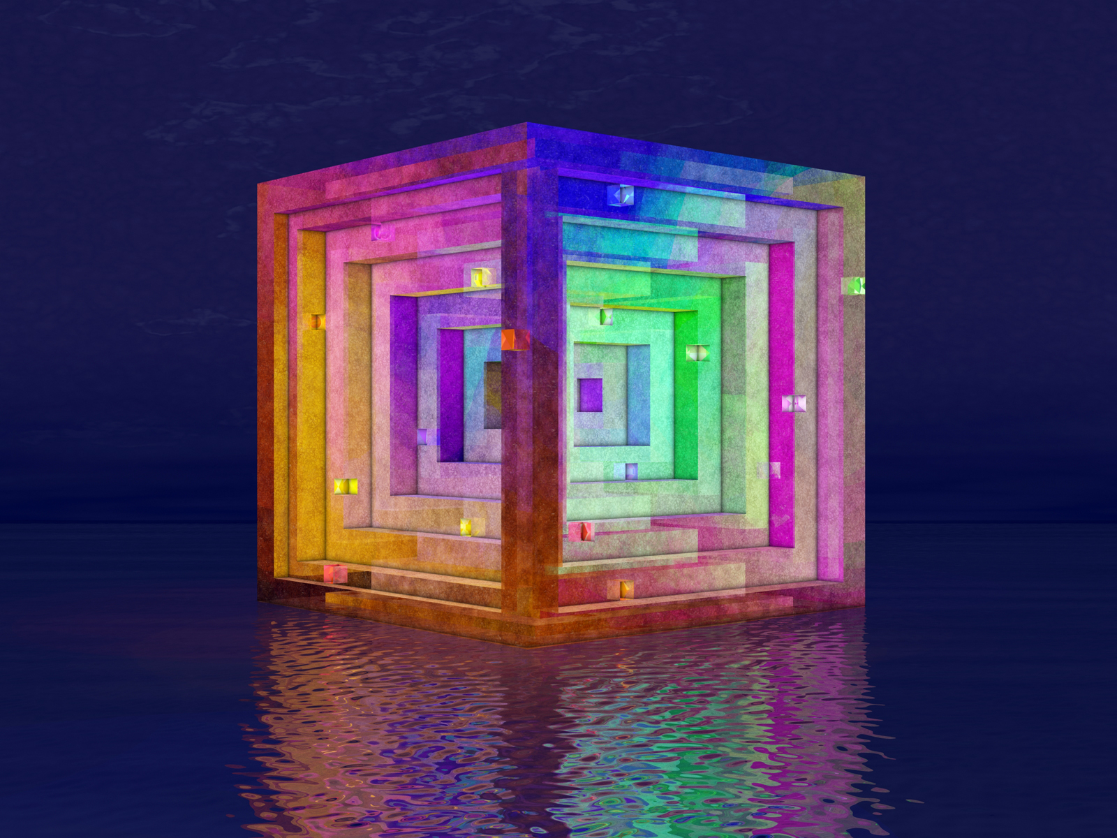 Floating Cube 07