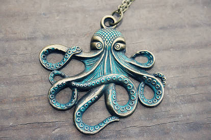 Nautical Octopus Necklace