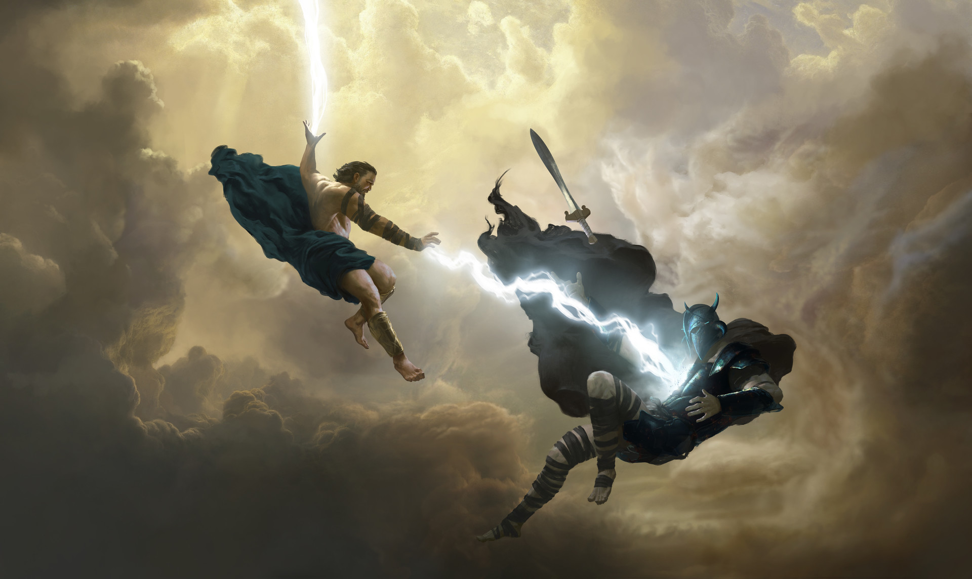 Wonder Woman - Zeus Slays Ares