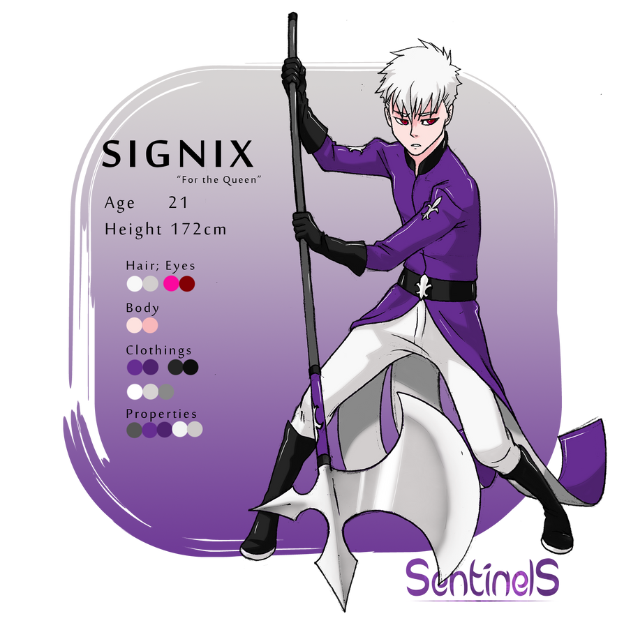 Character profile sheet Signix by MondoArt on DeviantArt