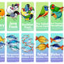 Cute Animals Bookmark Set