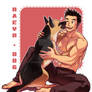 Raeyr and Dog